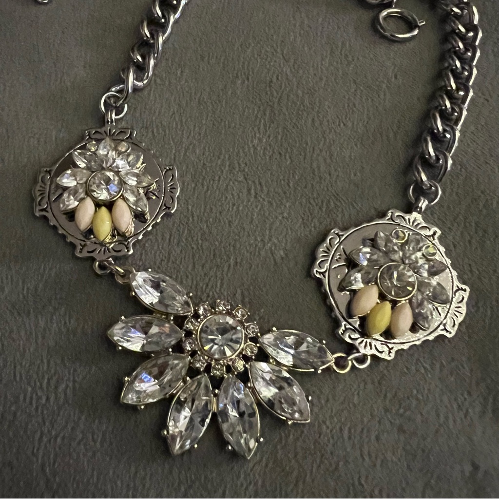 New Juicy Couture  Viva La Couture Sparkly Statement Necklace